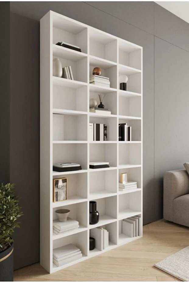 24 RAFLI ÇOK AMAÇLI DOLAP - KİTAPLIK 